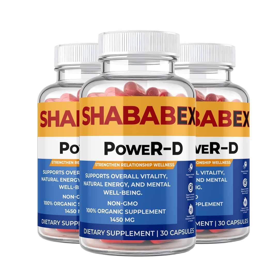 SHABABEX | Power D Capsules (3 Bottles)